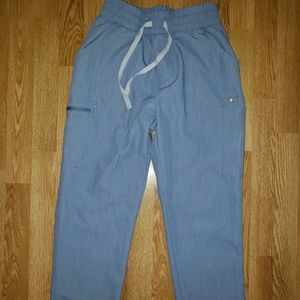 FIGS High waisted Yola Small Heather Indigo